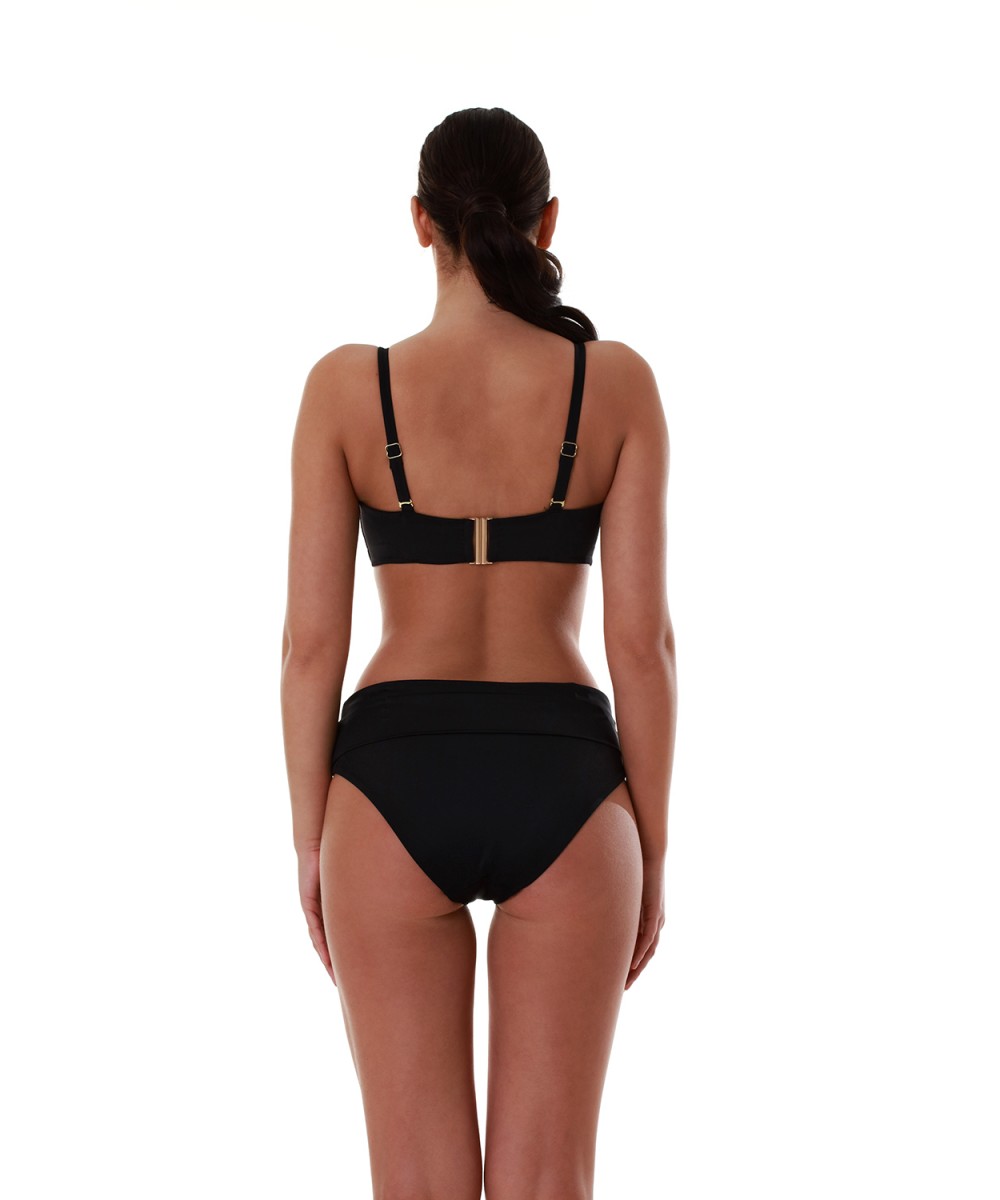 Γυναικείο μαγιό Bikini Top Strapless Bluepoint 26066093D-02  D Cup ΜΑΥΡΟ