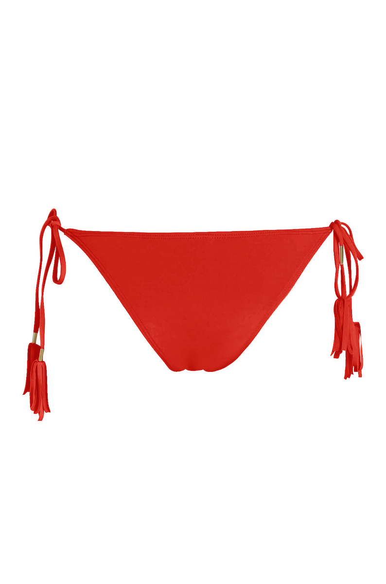 Γυναικείο μαγιό Bikini Bottom με κορδόνι Bluepoint 25065090-07 ΚΟΚΚΙΝΟ