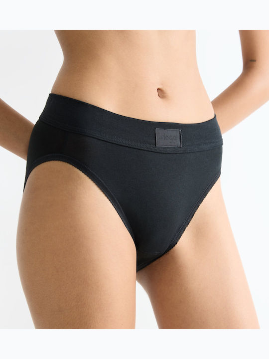 Γυναικεία slip TAI Βαμβακερό Sloggi Double Comfort T 10222804-0004 ΜΑΥΡΟ