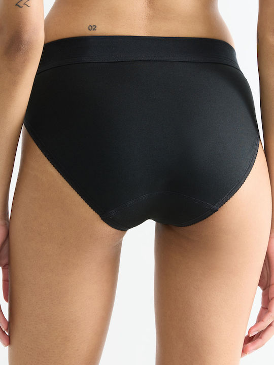 Γυναικεία slip TAI Βαμβακερό Sloggi Double Comfort T 10222804-0004 ΜΑΥΡΟ