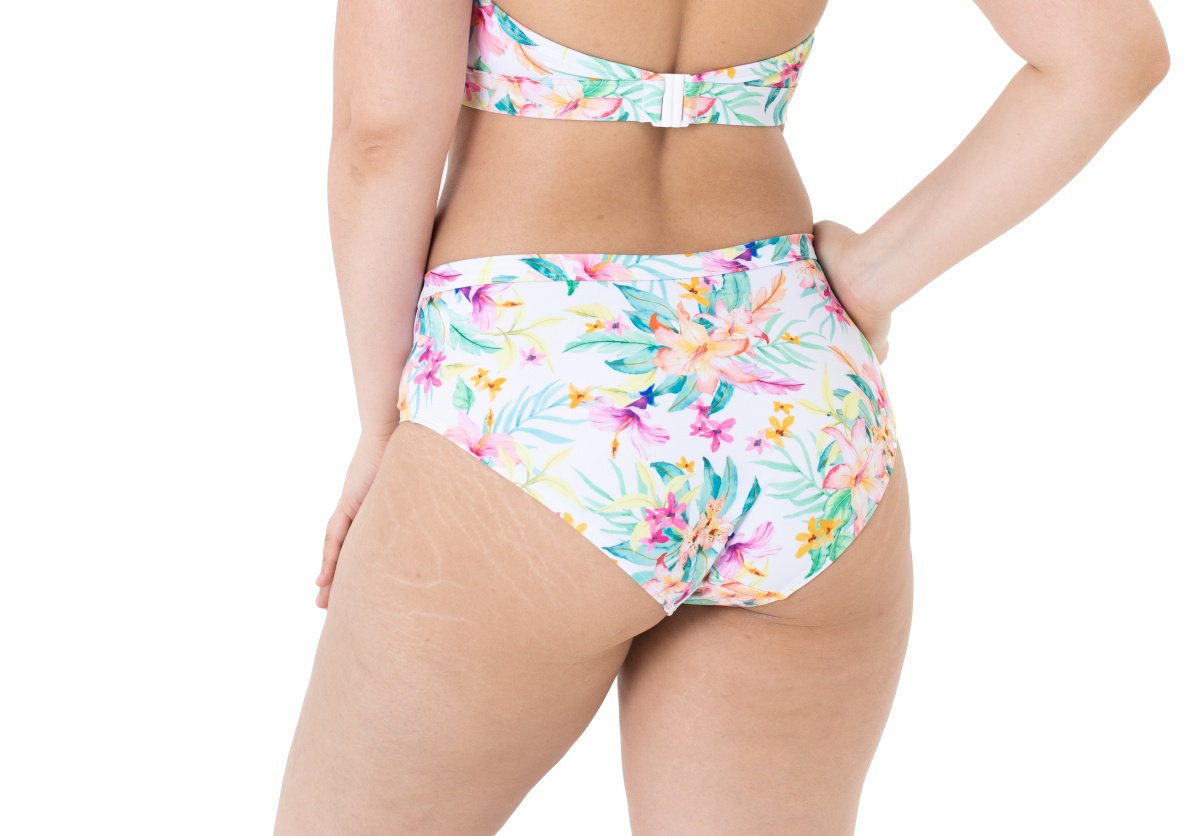 Γυναικείο μαγιό Τριγωνάκι Ενίσχυση Bikini Top KORO ISLAND DORINA D001218MI010-WH0009 Floral Λευκό 