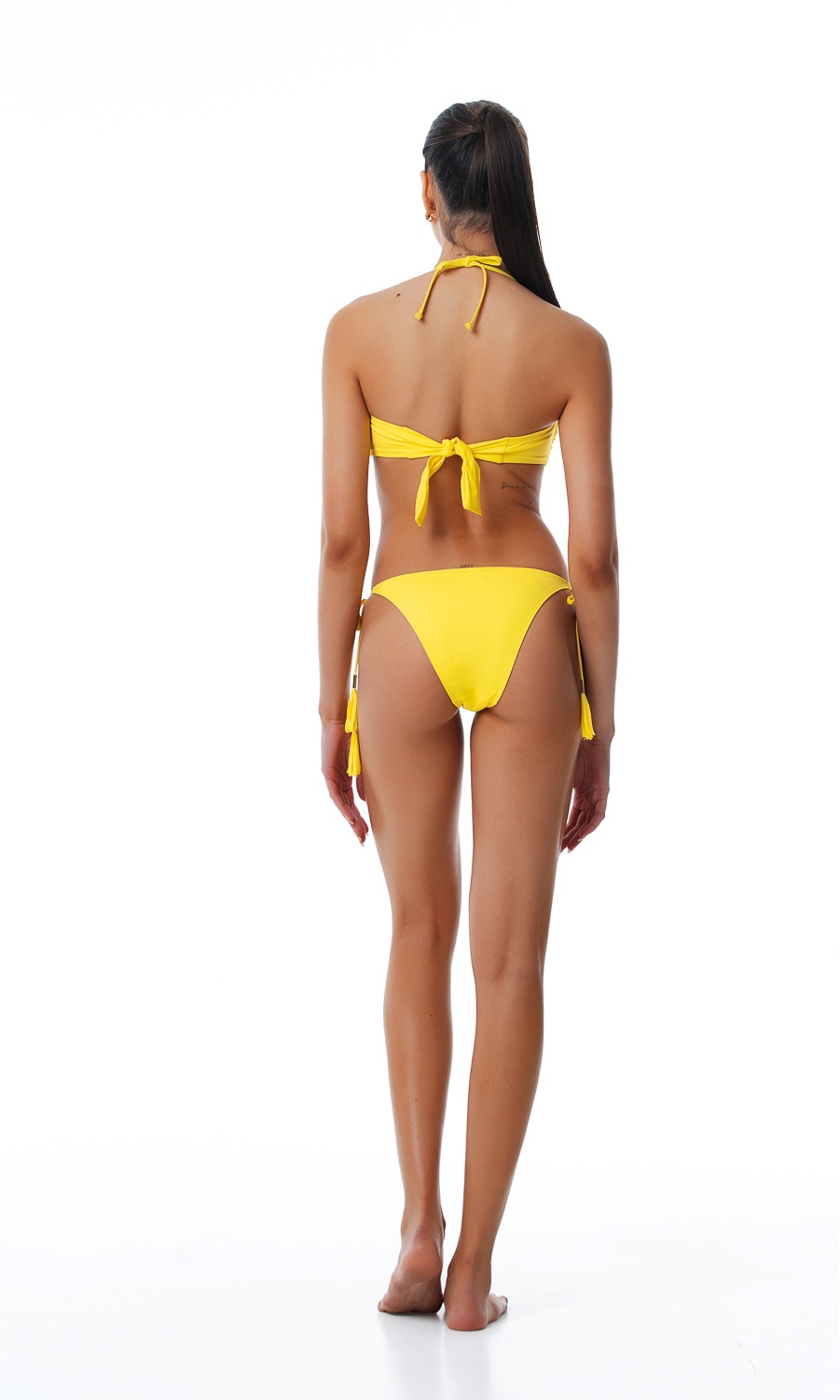 Γυναικείο Μαγιό Strapless Αποσπώμενη Ενίσχυση Μπανέλα SOLIDS BLUEPOINT 25066096-08 CUP B ΚΙΤΡΙΝΟ