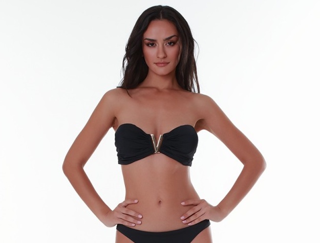 Γυναικείο μαγιό Strapless SOLIDS BLUEPOINT 25066096-02 CUP B ΜΑΥΡΟ