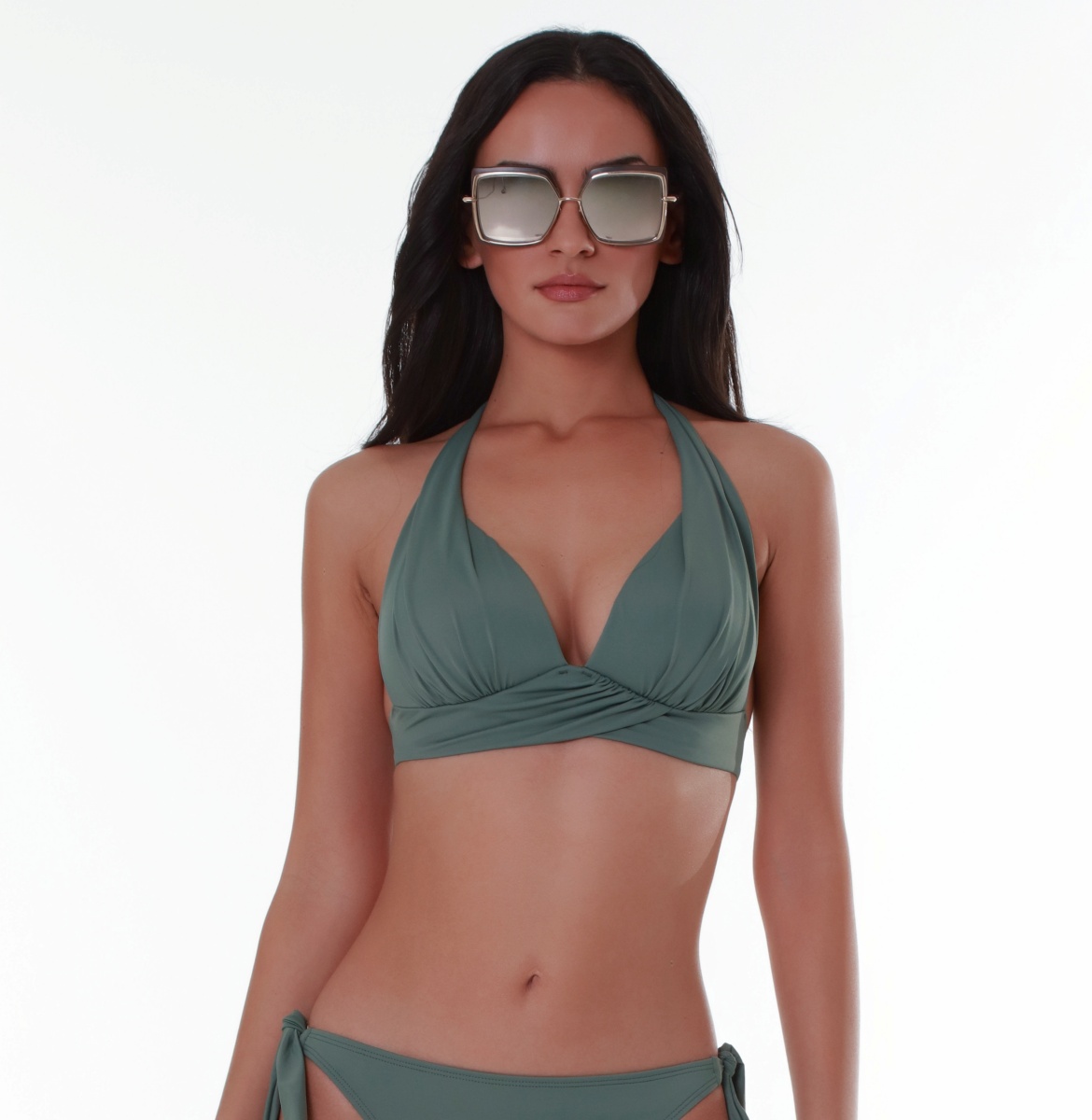 Γυναικείο Μαγιό Ενίσχυση Push up bikini top Bluepoint 24066094-15 ΧΑΚΙ