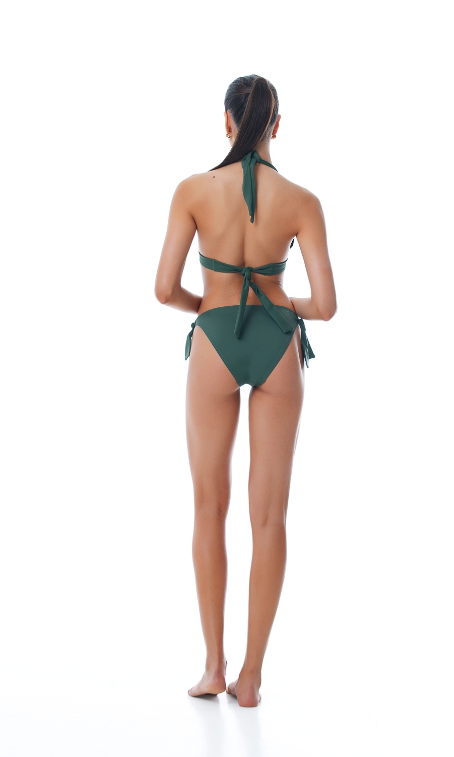 Γυναικείο Μαγιό Ενίσχυση Push up bikini top Τρίγωνο HALTER Bluepoint 25066094-26 ΠΡΑΣΙΝΟ