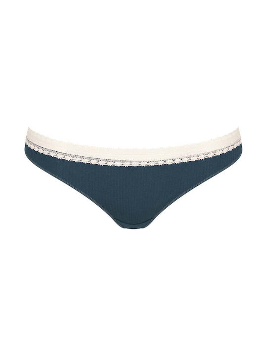 Γυναικείο Eσώρουχο 2PACK Βαμβακερό ριπ Sloggi GO Brazil C2P 10213087-M007 ΜΠΛΕ ΓΚΡΙ