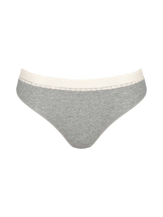 Γυναικείο Eσώρουχο 2PACK Βαμβακερό ριπ Sloggi GO RIBBED TAI 10213095-M007 ΜΠΛΕ ΓΚΡΙ