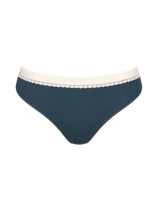 Γυναικείο Eσώρουχο 2PACK Βαμβακερό ριπ Sloggi GO RIBBED TAI 10213095-M007 ΜΠΛΕ ΓΚΡΙ