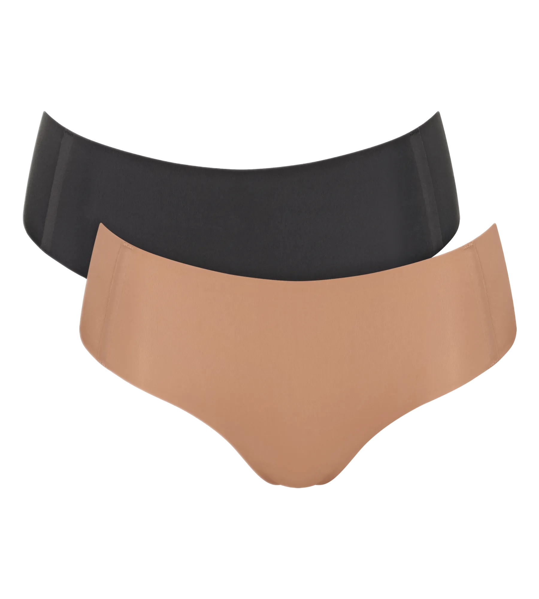 Γυναικείο εσώρουχο Slip laser cut Sloggi Zero Microfibre Hipster 10214689-M004 2PACK ΜΑΥΡΟ-ΜΠΕΖ
