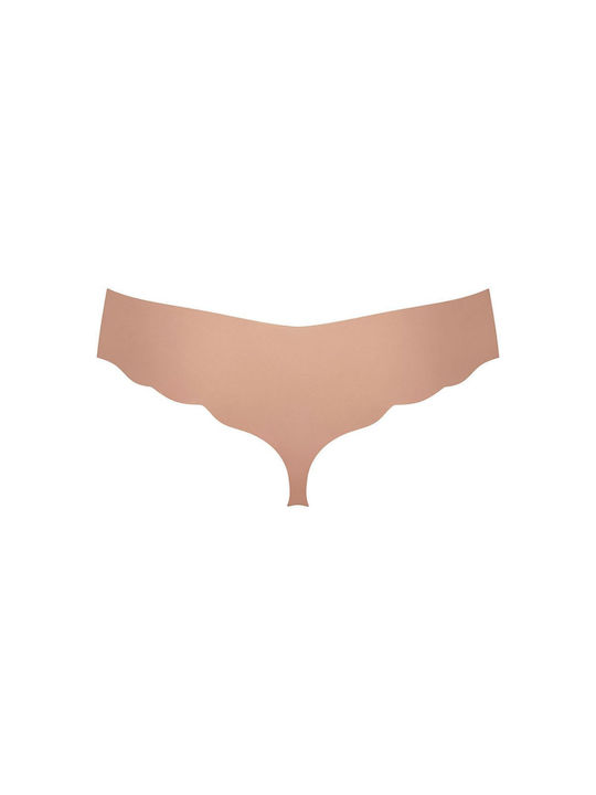 Γυναικείο εσώρουχο Slip laser cut Sloggi Zero Microfibre Hipstring 10214692-00ME-ME 2PACK ΜΠΕΖ