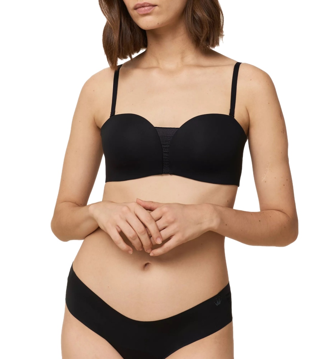 Σουτιέν Strapless Χωρίς Μπανέλα Αόρατο 4D Cups TRIUMPH Flex Smart DP EX 10214443-0004 Μαύρο
