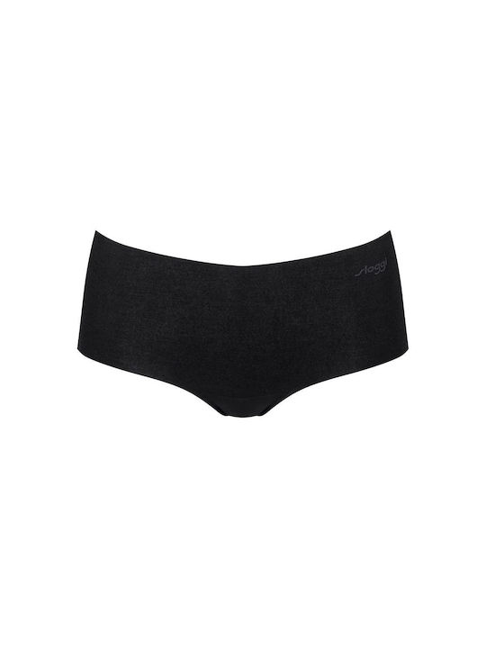 Γυναικείο Εσώρουχο Slip laser cut Sloggi Zero Modal 2.0 H Short  2PACK 10214679-0004 ΜΑΥΡΟ