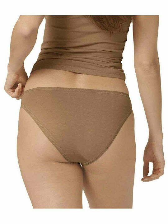 Γυναικείο Eσώρουχο 2PACK Οργανικό Βαμβακερό Sloggi GO H TAI 10207458-00CM ΚΑΦΕ
