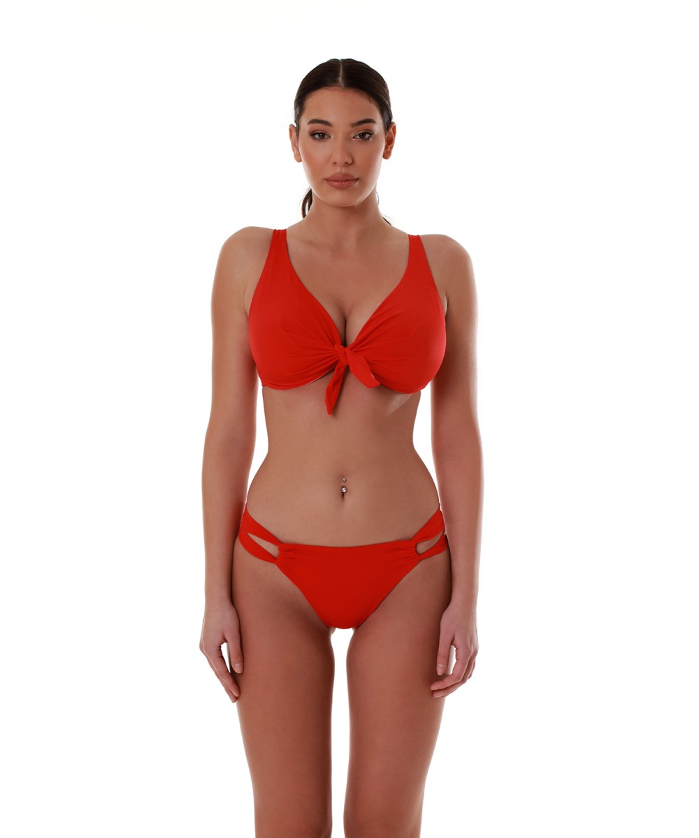Γυναικείο Μαγιό Bikini Top με Μπανέλα SOLIDS Bluepoint 25066100D-07 D Cup ΚΟΚΚΙΝΟ