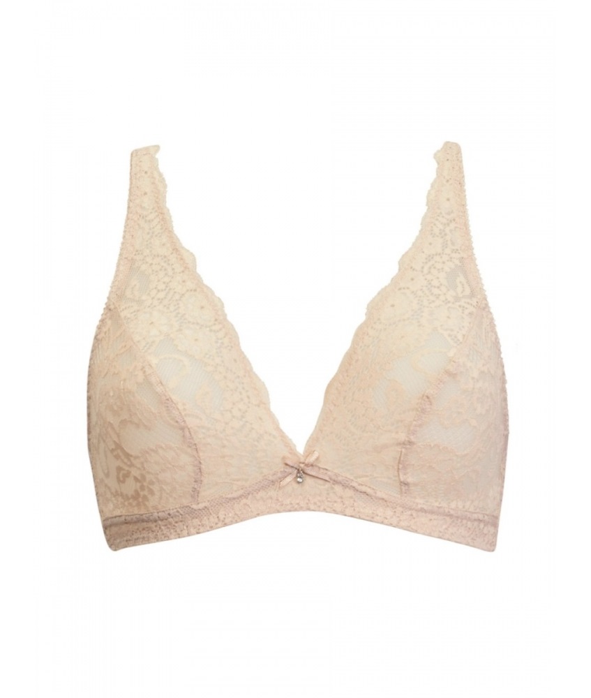 Σουτιέν Bralette με δαντέλα και χωρίς μπανέλα SieLei 2678 B CUP -ΜΠΕΖ