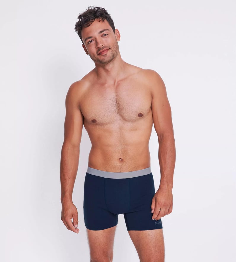 Ανδρικό Εσώρουχο Boxer Μποξεράκι Βαμβακερό 2 PACK Εξωτερικό Λάστιχο SLOGGI MEN GO ABC 2.0 H SHORT 2P 10217769 - 00RA ΜΠΛΕ