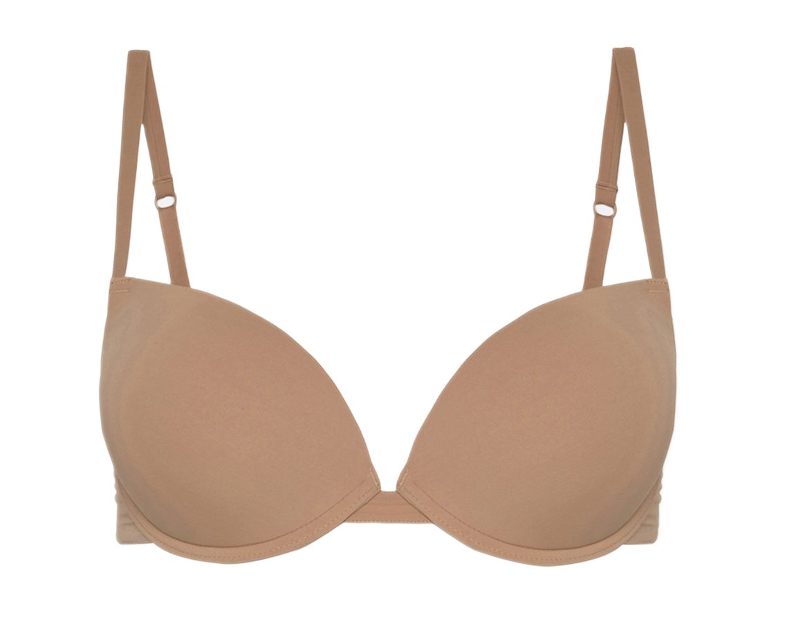 Σουτιέν Push Up με Μπανέλα με Ενίσχυση MINERVA 96-9074B-487 ΜΠΕΖ