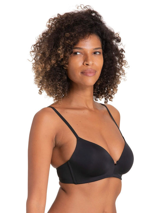 Σουτιέν Τρίγωνο Χωρίς Μπανέλα Eco fibres Micro SOFT BRA DORINA FILI D000036MI033-BK0001 ΜΑΥΡΟ