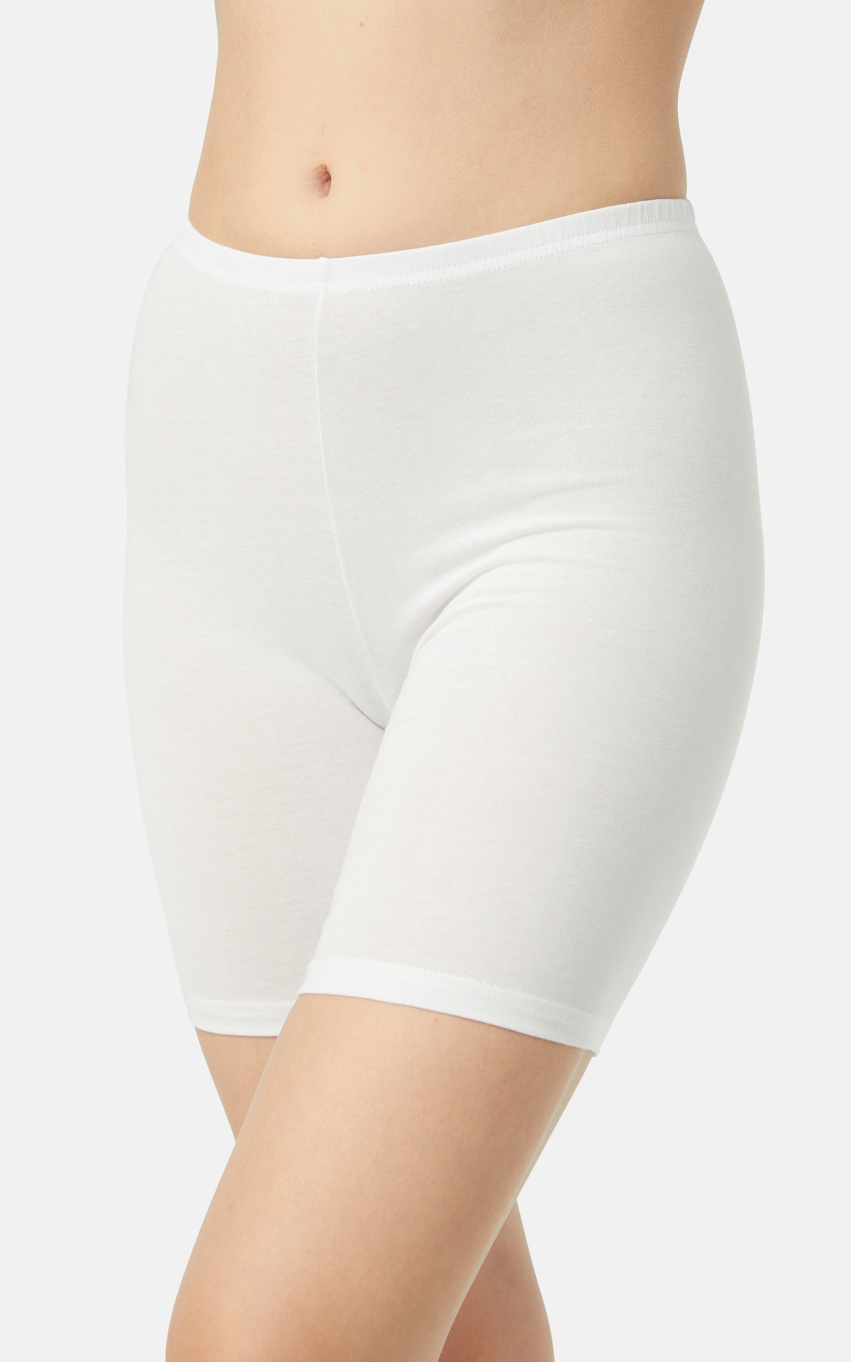 Γυναικείο Εσώρουχο Boxer Shorts Βαμβακερό για Διαφάνειες Miss Minerva 90-81365-05 ΛΕΥΚΟ