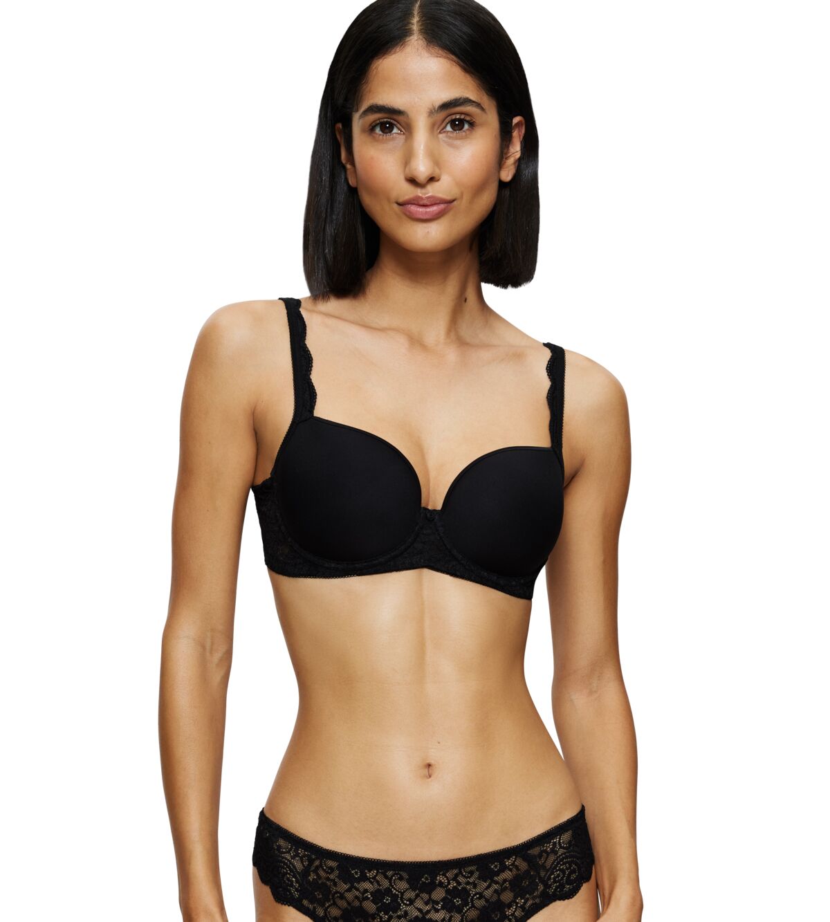 Σουτιέν TRIUMPH Μπανέλα Ενίσχυση CUP C-D Amourette WP 10214770 - 0004 ΜΑΥΡΟ
