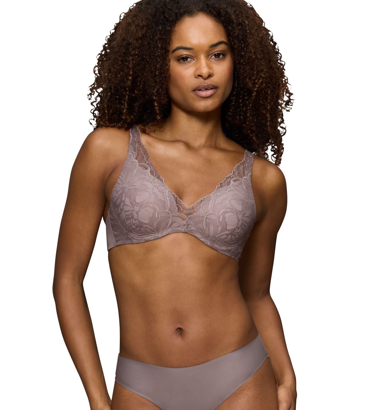 Σουτιέν TRIUMPH Μπανέλα Ενίσχυση BODY MAKE-UP ILLUSION LACE WP 10219710 - 3091-9J CUP D PIGEON GREY 