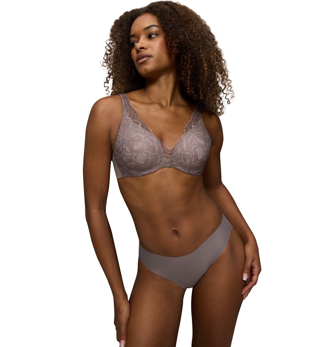 Σουτιέν TRIUMPH Μπανέλα Ενίσχυση BODY MAKE-UP ILLUSION LACE WP 10219710 - 3091-9J CUP D PIGEON GREY 