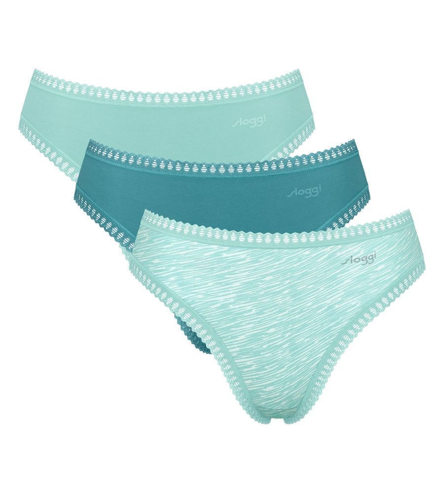 Γυναικείo εσώρουχo 3PACK TAI Sloggi GO Crush H High leg C3P 10219672-V007 ΒΕΡΑΜΑΝ