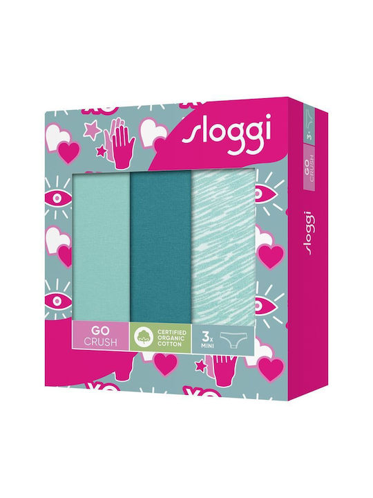 Γυναικείo εσώρουχo 3PACK sloggi GO Crush H Mini C3P 10219682 -V007 ΒΕΡΑΜΑΝ
