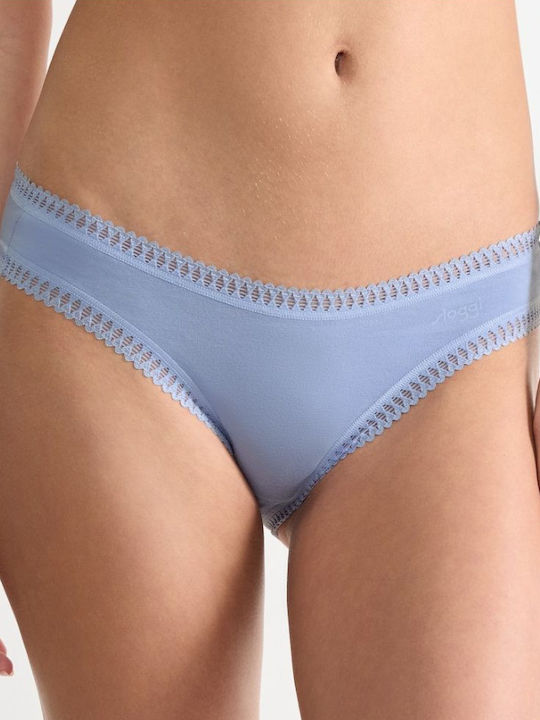 Γυναικείo εσώρουχo 3PACK sloggi GO Crush H Mini C3P 10219682 -V003 - ΜΠΛΕ ΣΙΕΛ ΕΜΠΡΙΜΕ