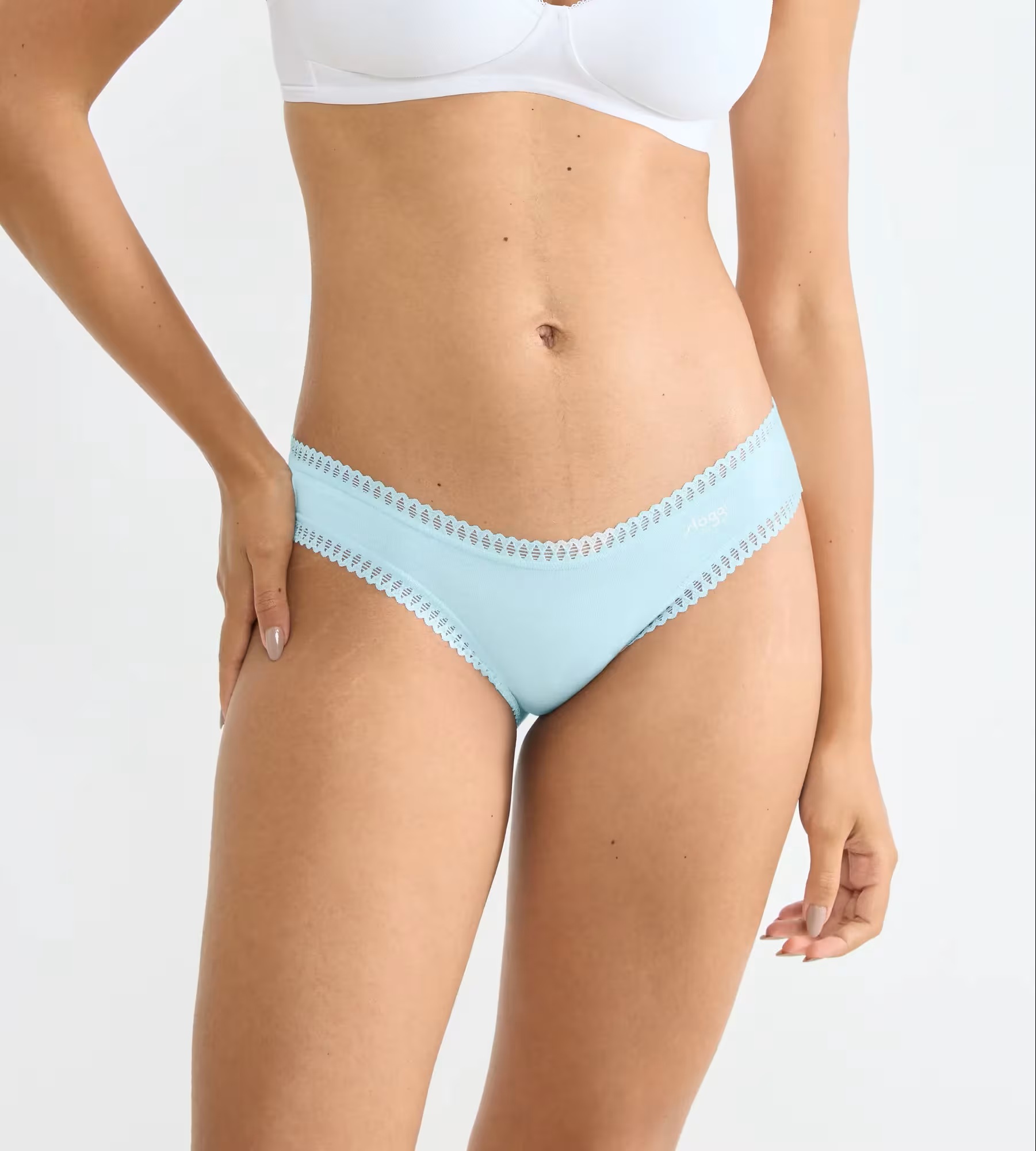Γυναικείo εσώρουχo 3PACK sloggi GO Crush H Mini C3P 10219682-M007 ΣΙΕΛ ΜΠΛΕ ΕΜΠΡΙΜΕ