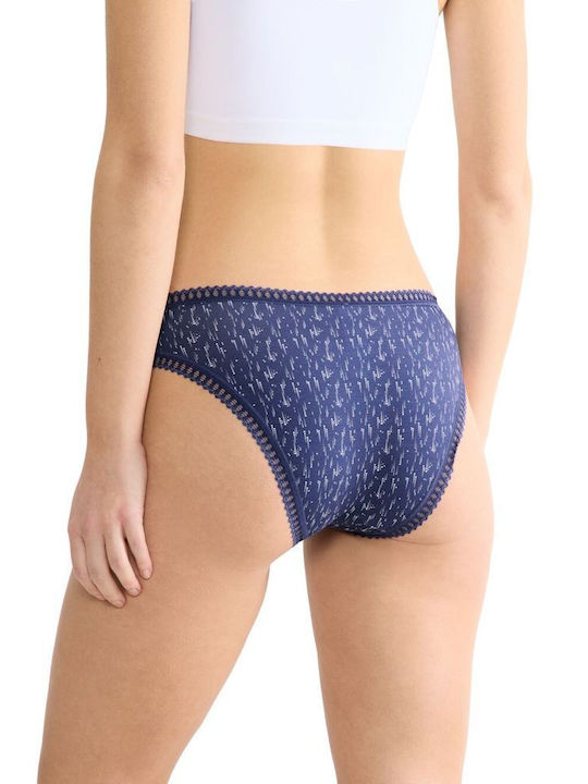 Γυναικείo εσώρουχo 3PACK sloggi GO Crush H Mini C3P 10219682-V004 ΡΟΖ ΡΑΦ ΜΠΛΕ