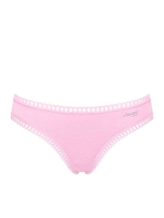 Γυναικείo εσώρουχo 3PACK sloggi GO Crush H Mini C3P 10219682-V004 ΡΟΖ ΡΑΦ ΜΠΛΕ
