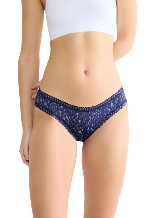 Γυναικείo εσώρουχo 3PACK sloggi GO Crush H Mini C3P 10219682-V004 ΡΟΖ ΡΑΦ ΜΠΛΕ