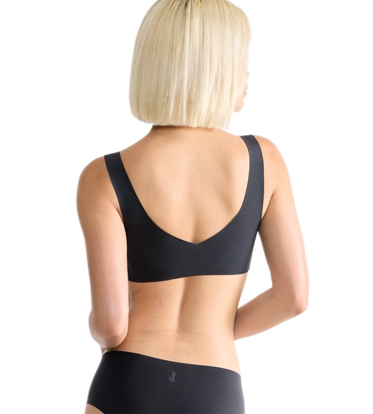 Σουτιέν Zero Feel Bralette Μπουστάκι Αόρατο Push Up Sloggi 10217728-0004 ΜΑΥΡΟ