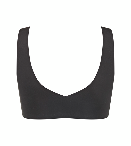 Σουτιέν Zero Feel Bralette Μπουστάκι Αόρατο Push Up Sloggi 10217728-0004 ΜΑΥΡΟ