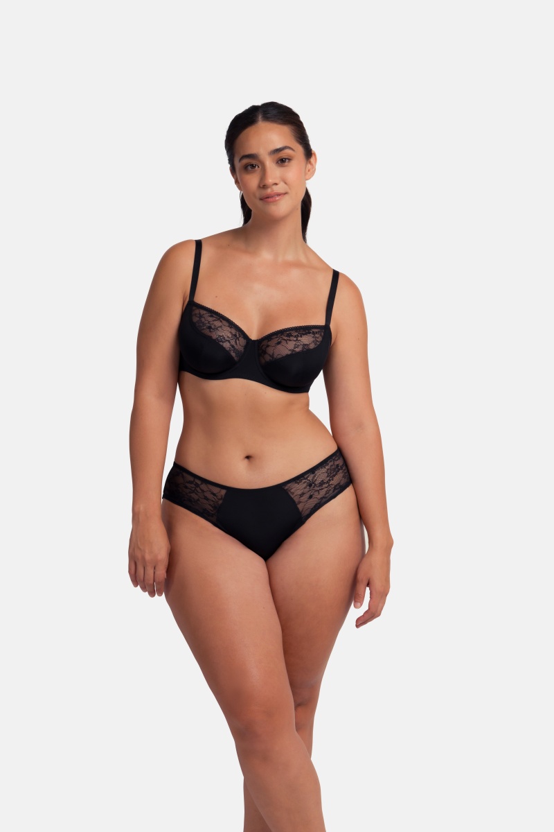 Σουτιέν Χωρίς Ενίσχυση Μπανέλα 2 PACK ALMA CUP D Dorina FXWB0001LA141-2X0249 ΜΑΥΡΟ-ΜΠΕΖ