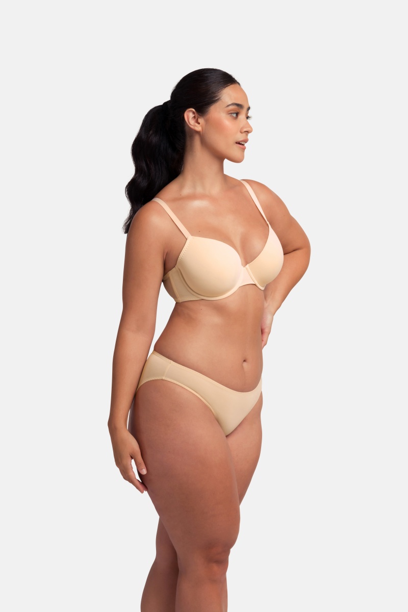 Σουτιέν Ενίσχυση Μπανέλα 2 PACK FLORIE-2PP LIGHT PADDED DEMI 3/4 CUP D Dorina FXTT0041LA088-2X0404 ΚΟΚΚΙΝΟ-ΜΠΕΖ