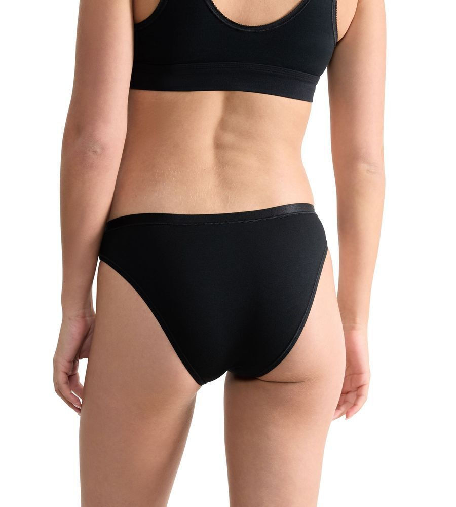 Γυναικεία slip 3 PACK 3 τεμαχίων Sloggi GO Daily Cotton Mini 10222320-0004 ΜΑΥΡΟ