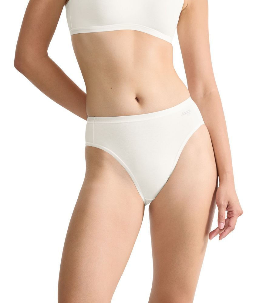 Γυναικεία slip 3 PACK 3 τεμαχίων Sloggi GO Daily Cotton TAI 10222331-00GZ ΛΕΥΚΟ