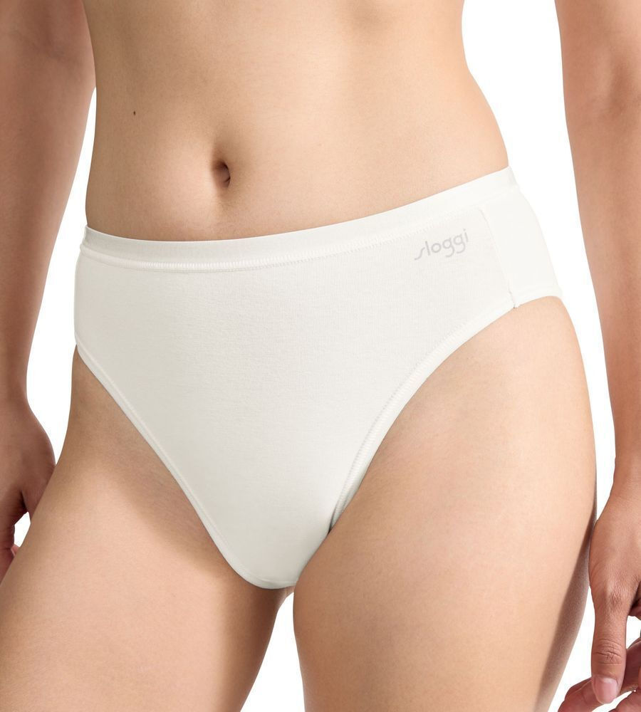 Γυναικεία slip 3 PACK 3 τεμαχίων Sloggi GO Daily Cotton TAI 10222331-00GZ ΛΕΥΚΟ