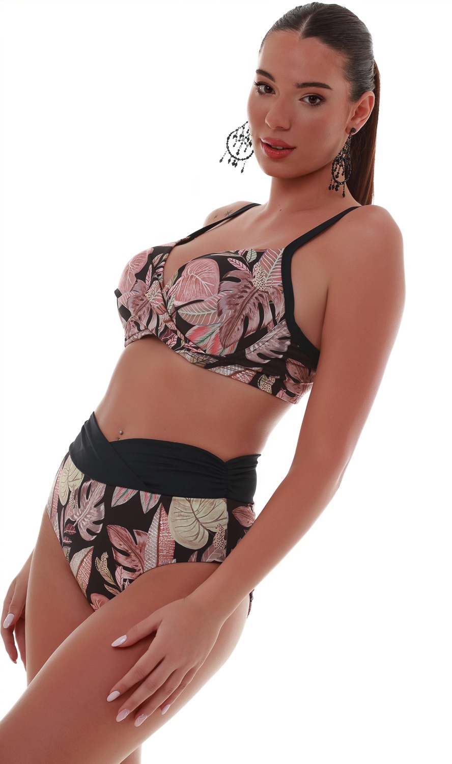 Γυναικείο Μαγιό Bikini Top Μπανέλα CHIC CLASSICS Bluepoint 25066074Ε-02  E Cup ΜΑΥΡΟ