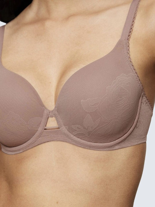 Σουτιέν Μπανέλα Φορμάρισμα TRIUMPH Wild Rose Sensation WP D-C-E Cup -10205990-00ZE ΣΟΚΟΛΑ