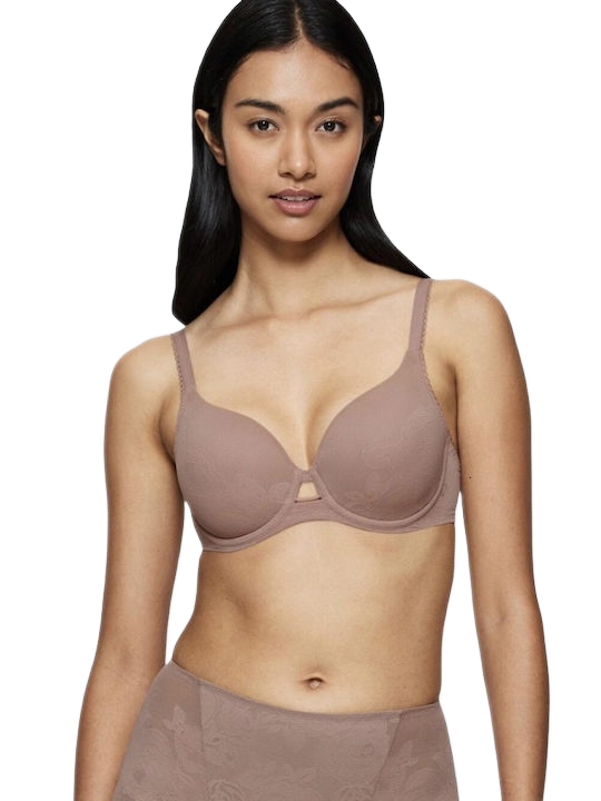 Σουτιέν Μπανέλα Φορμάρισμα TRIUMPH Wild Rose Sensation WP D-C-E Cup -10205990-00ZE ΣΟΚΟΛΑ