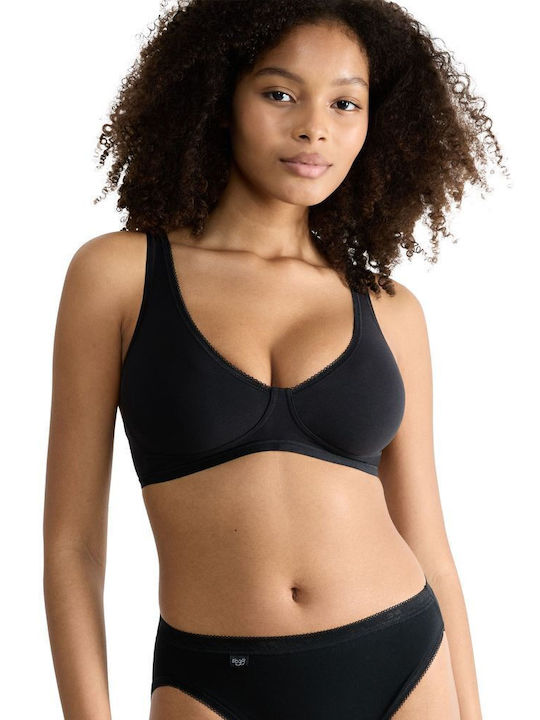 Γυναικείο Σουτιέν Χωρίς Μπανέλα Sloggi Basic+ Soft Bra 10222327-0004 BLACK