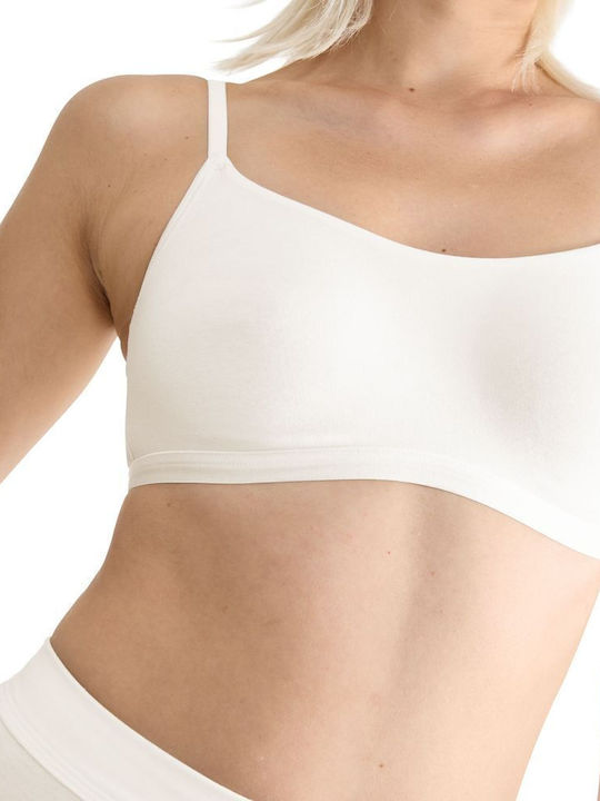 Γυναικείο Μπουστάκι sloggi GO Daily Cotton Top 10222329-00GZ - SILK WHITE