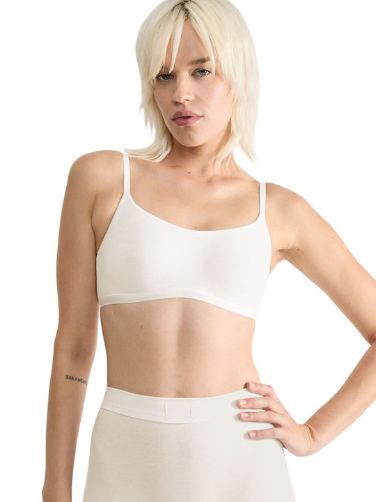 Γυναικείο Μπουστάκι sloggi GO Daily Cotton Top 10222329-00GZ - SILK WHITE