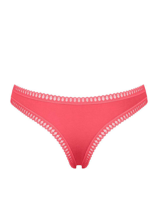 Γυναικείo εσώρουχo 3PACK sloggi GO Crush String C3P 10219704-M005 ΛΕΥΚΟ-ΡΟΖ-ΚΟΡΑΛΙ