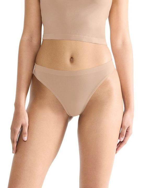 Γυναικεία slip 2 PACK 2 τεμαχίων modal TENCEL Sloggi GO Sense Tanga 2P 10224864-1195 ΜΠΕΖ