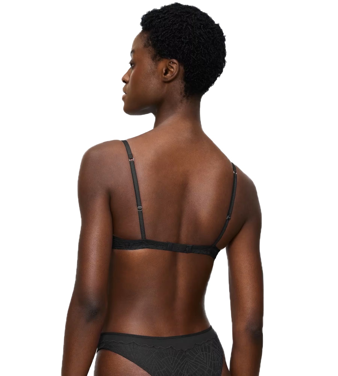 Σουτιέν με Δαντέλα μπανέλα push-up That Night In Vegas WHU Triumph10224875-0004 ΜΑΥΡΟ