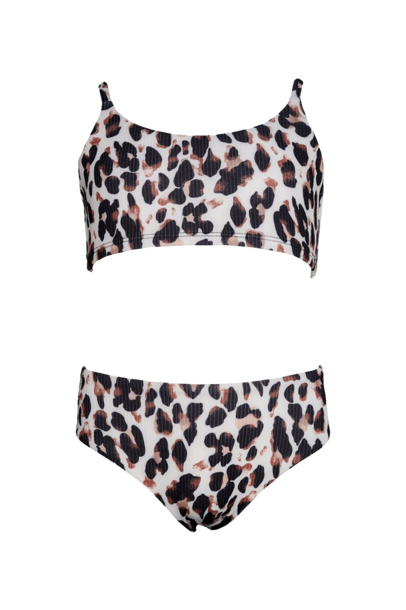Κοριτσίστικο μαγιό set ANIMAL PRINT 4-12 Ετών Blu4u 24315700-03 ΚΑΦΕ